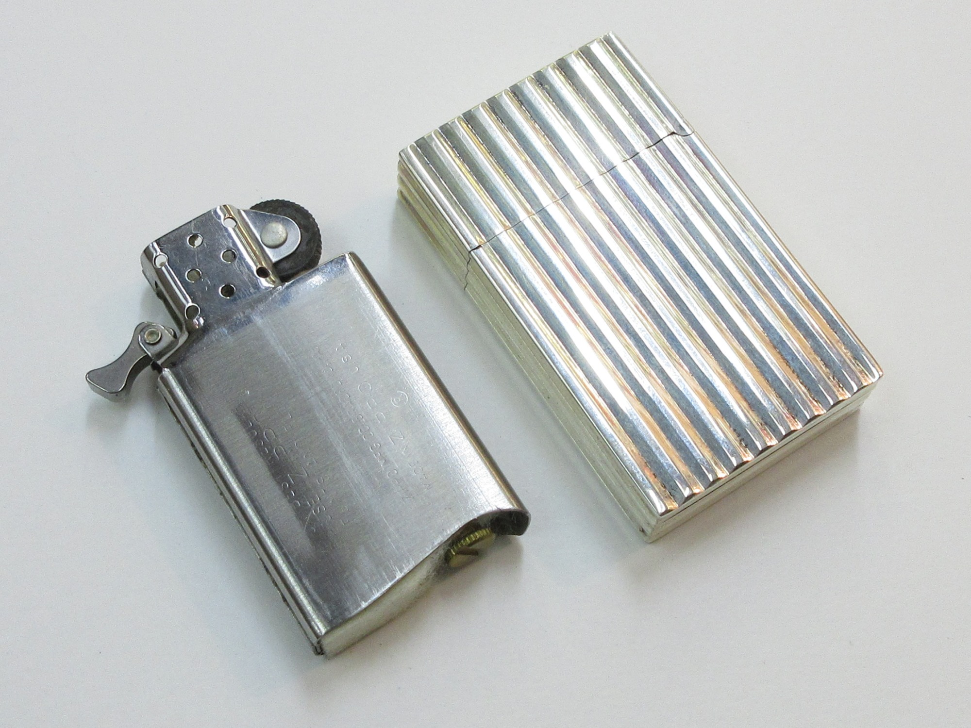 楽天市場】ティファニー オイルライター スリムサイズ 純銀製 Zippo