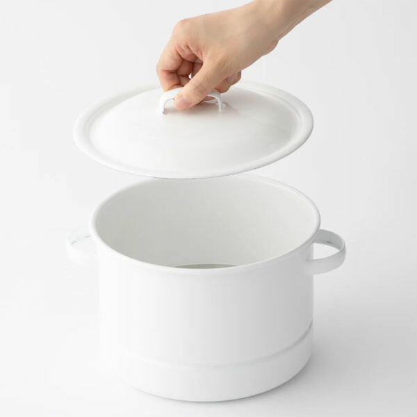 楽天市場】【日本製】 にちにち道具（野田琺瑯） 蒸し器 21cm