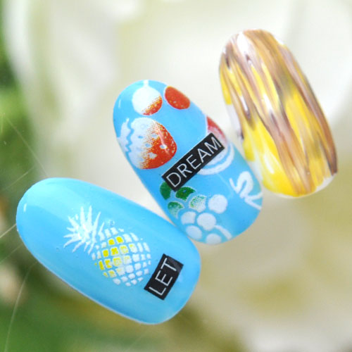 楽天市場】【全品半額coupon事前配布中】ネイルシール フルーツ 苺