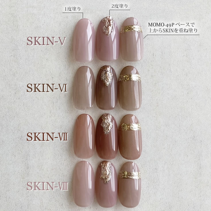 楽天市場】□カラージェル SKIN-VIII MOMO by nail for all 10g