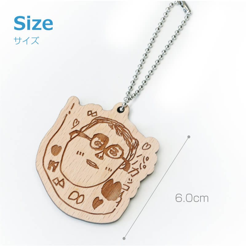 楽天市場】孫 子供の絵 ストラップ かわいい 【 木製 お絵かき