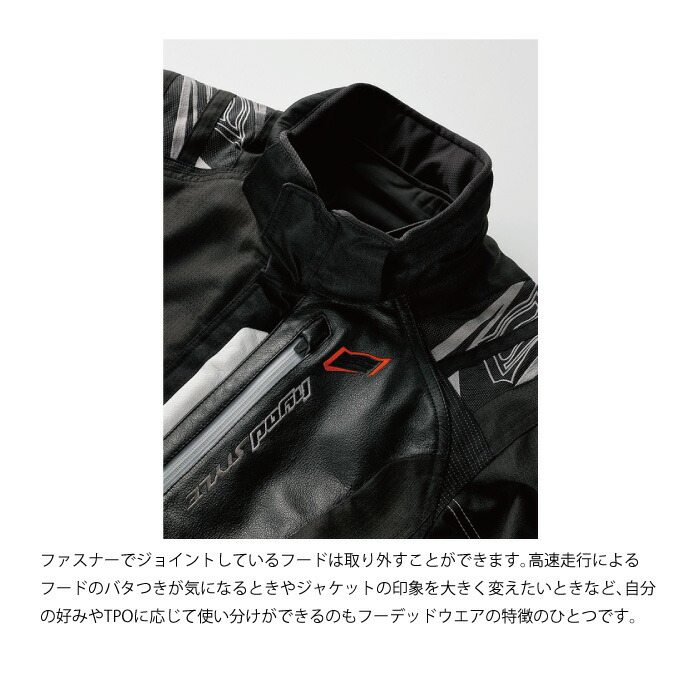楽天市場】HYOD STJ614DN ST-W SPEED PARKA D3O thea-CROSS BLACK