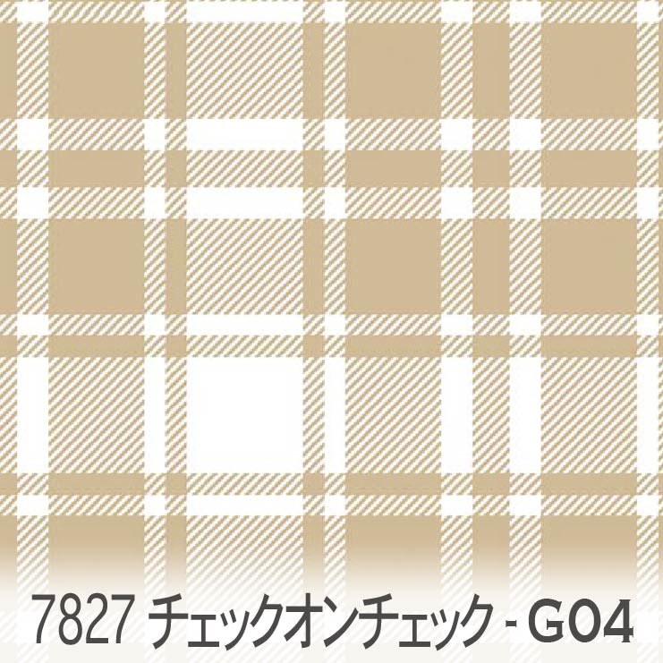 楽天市場】サンド チェック・オン・チェック 7827-g04 太さの違う