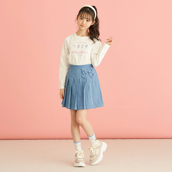 楽天市場】メゾピアノジュニア(mezzo piano junior)リボンプリーツ