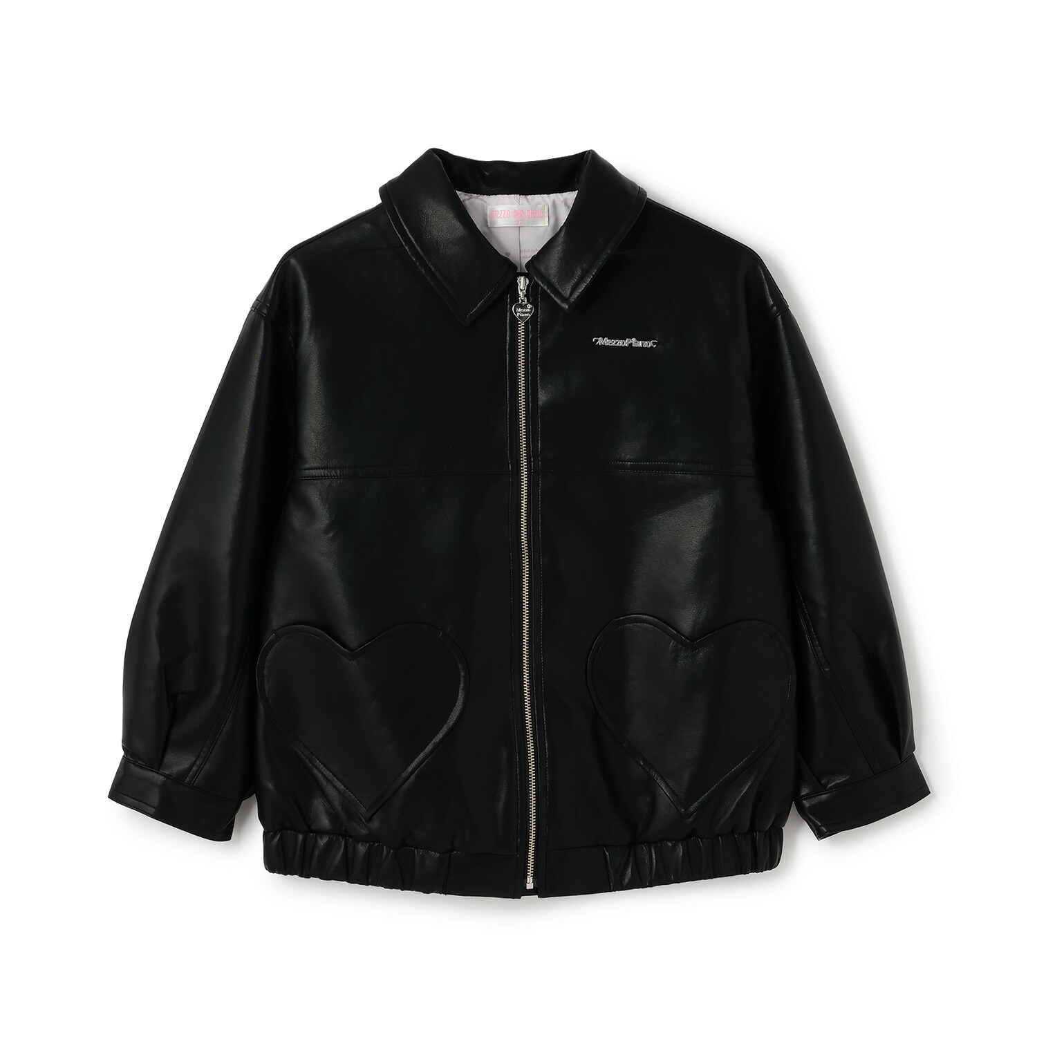 楽天市場】メゾピアノ(mezzo piano)オーバーサイズ 合皮ブルゾン