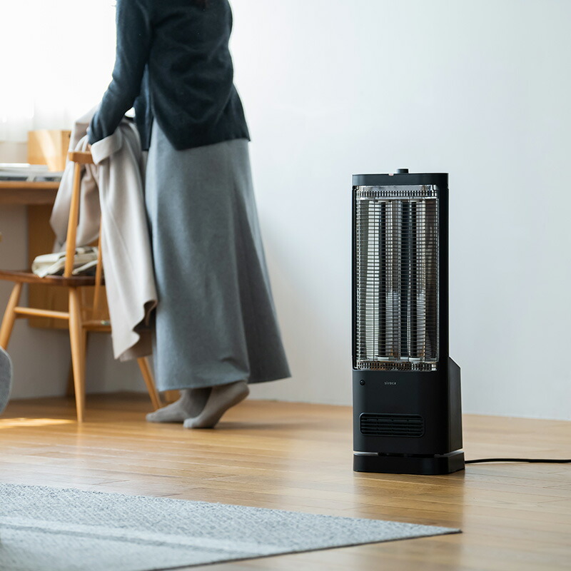 楽天市場】siroca シロカ 足元ファンヒーター付き 遠赤外線暖房機 暖房