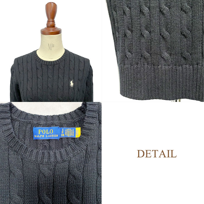楽天市場】ポロ ラルフローレン レディース ケーブル編み クルーネック