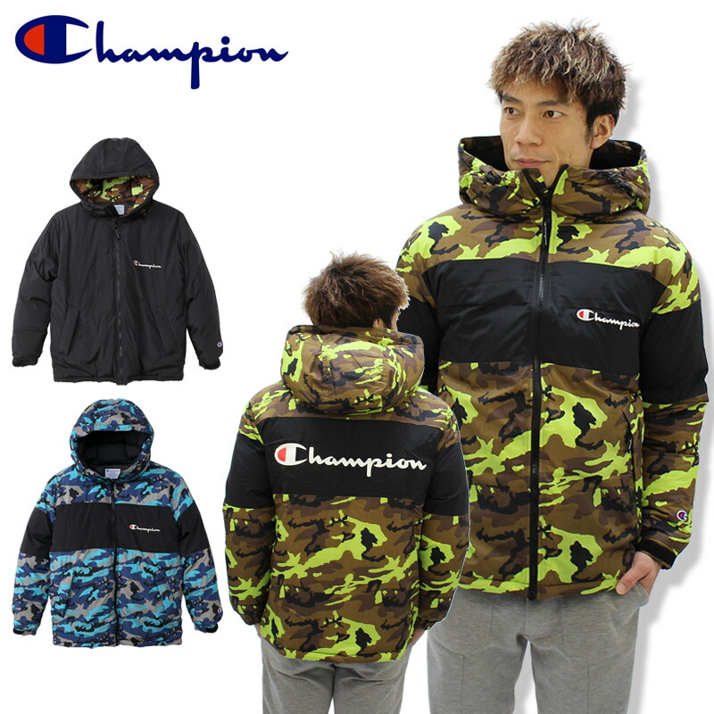 楽天市場】チャンピオン Champion ダウンジャケット 20FW カモ柄 秋冬