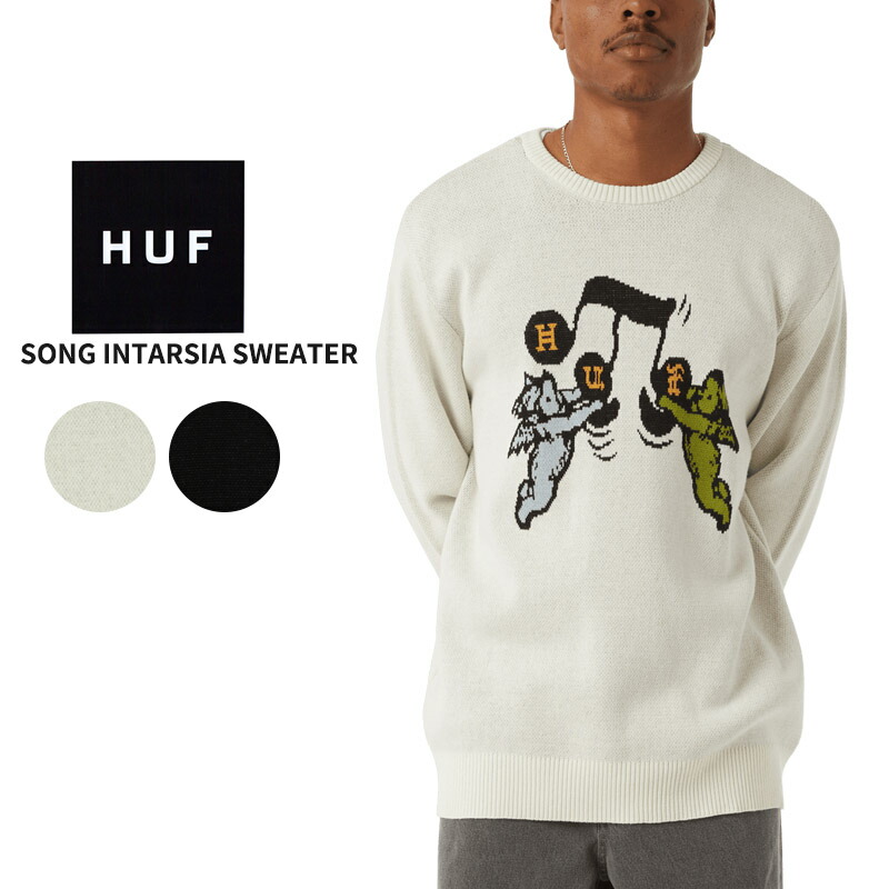 楽天市場】ハフ メンズ セーター HUF Song Intarsia Sweater