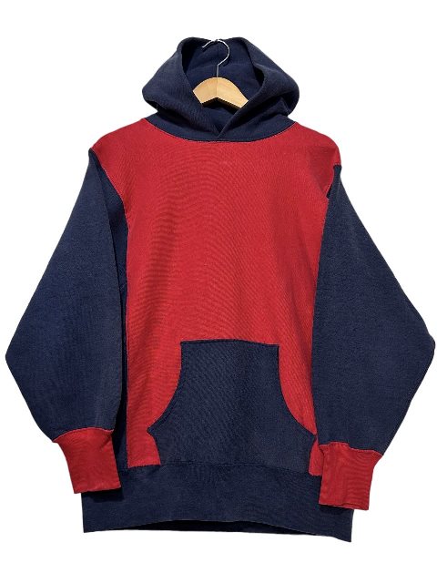 楽天市場】USA製 90s Champion 2 Tone Reverse Weave Sweat Hoodie 紺