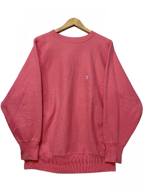 楽天市場】USA製 90s Champion Reverse Weave Sweatshirt ピンク XL