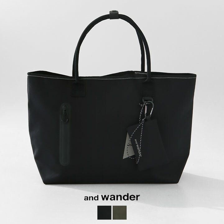 楽天市場】and wander アンドワンダー｜PE/CO トートバッグ 5745985224