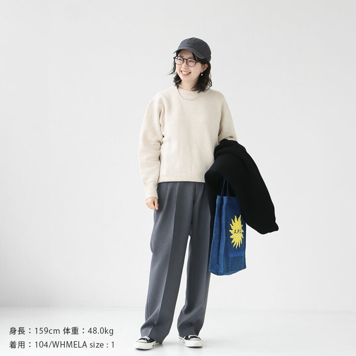 楽天市場】FilMelange(フィルメランジェ) RAY GL ラディー裏毛 クルー