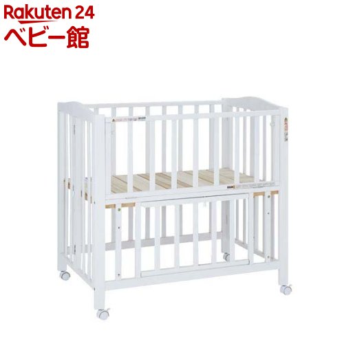 楽天市場】ミニベビーベッド 折りたたみ F ホワイト(1台)【カトージ