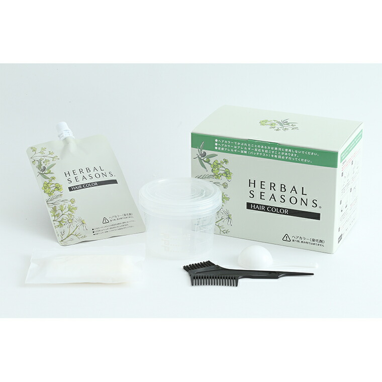 楽天市場】ハーバルシーズンズ 水溶き ハーブ ヘアカラー 1個組セット