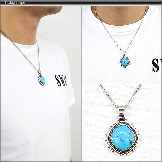 楽天市場】シルバー925 ネイティブジュエリー ターコイズペンダント