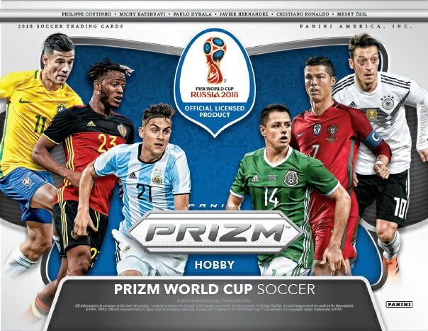楽天市場】2018 PANINI PRIZM FIFA WORLD CUP SOCCER BOX : トレカ
