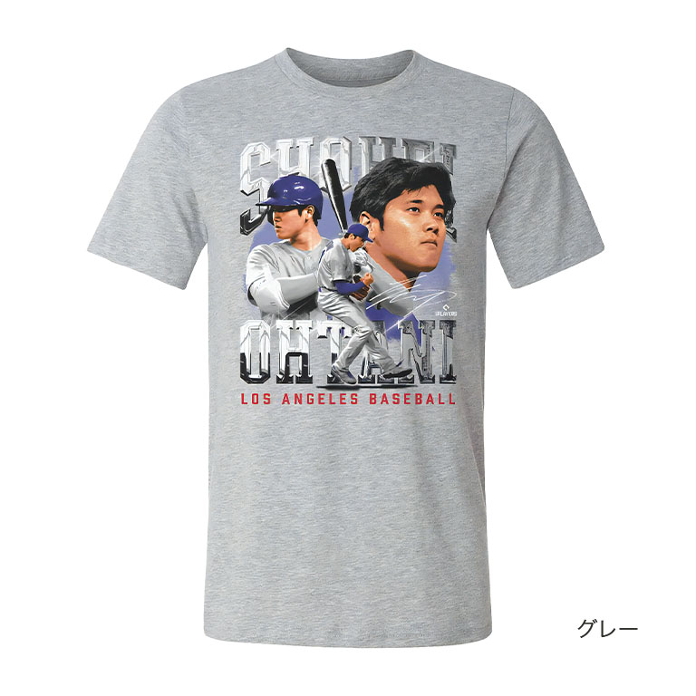 楽天市場】MLBPA公認 大谷翔平 グラフィックTシャツ 二刀流柄