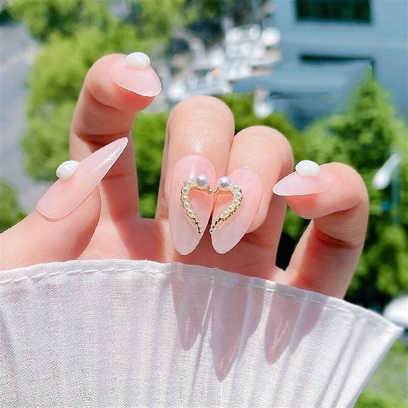 楽天市場】ネイルシェルパーツ ハート ネイルパーツ 3D 立体 シェル