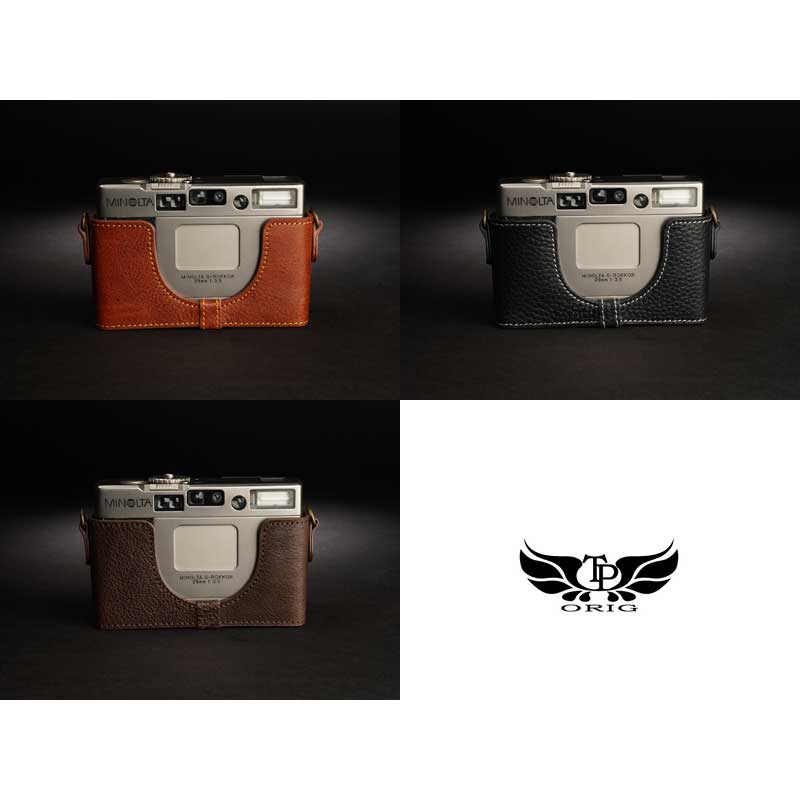 楽天市場】MINOLTA TC-1 専用 レザー ケース Black ブラック TP