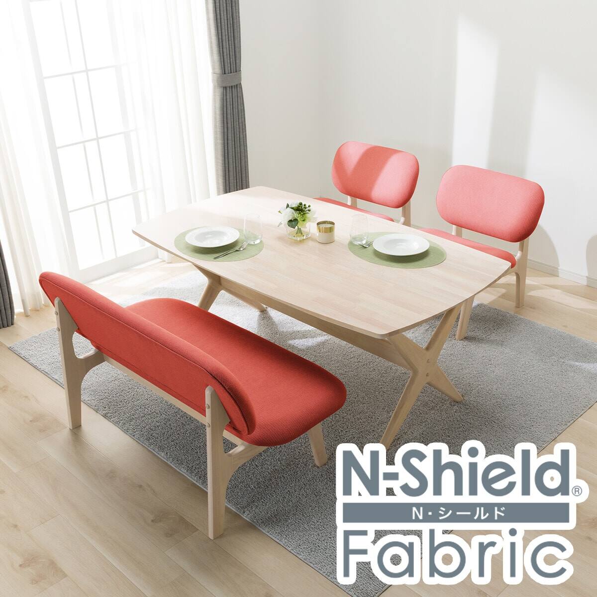 楽天市場】リビングダイニングテーブル4点セット(リラックスワイド 160