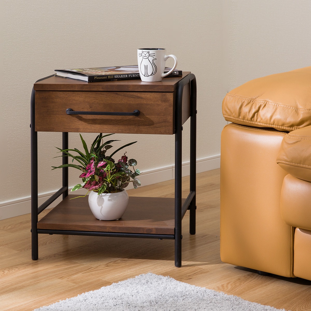 楽天市場】幅44cm サイドテーブル (ダンテ) ナイトテーブル コーヒー