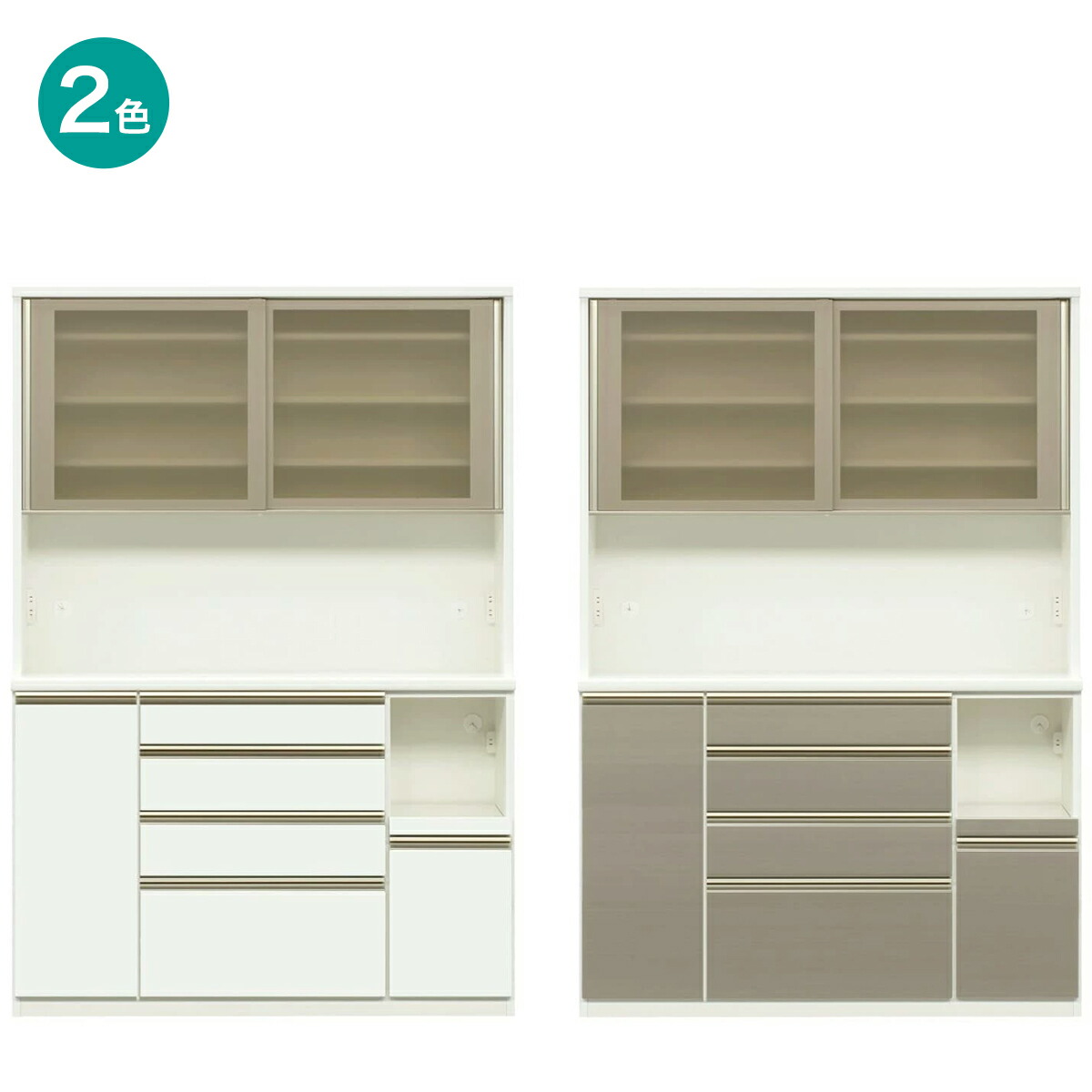 楽天市場】キッチンボード ラピス下台オープンスペース右タイプ 140cm