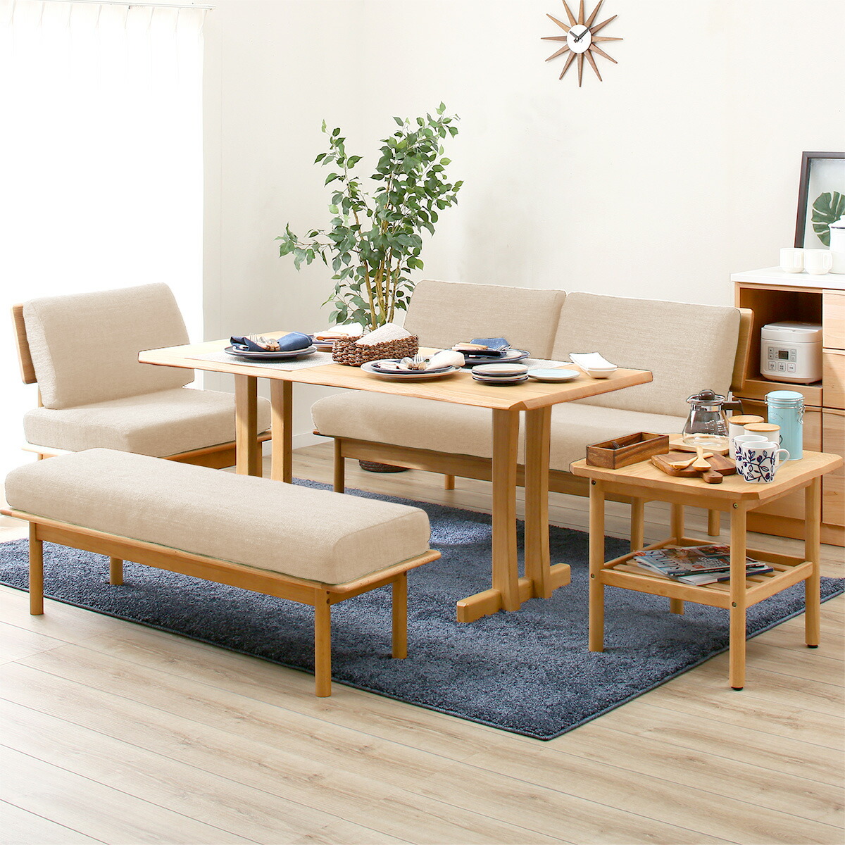 楽天市場】[幅67cm] 1人用ソファ (オークエスト) ダイニングチェア