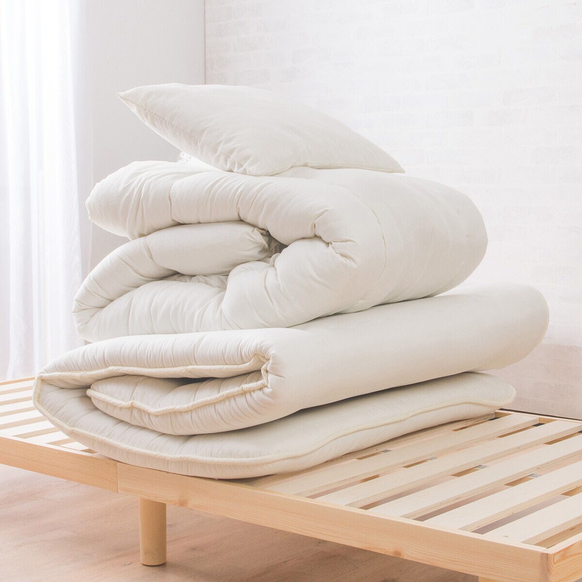 楽天市場】抗菌防臭 防ダニ 吸汗 ボリューム組布団 3点セット ニトリ