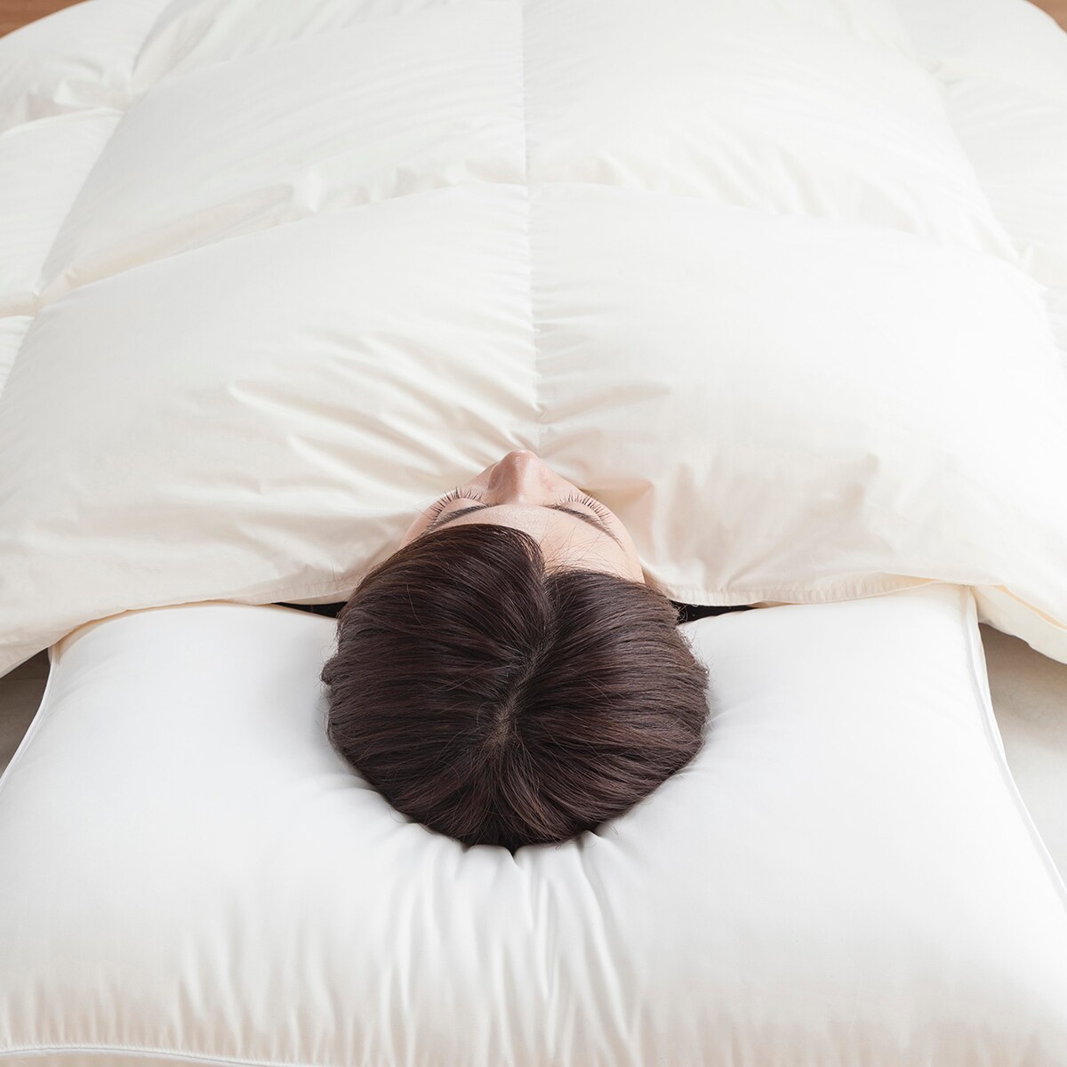 楽天市場】日本製 ホワイトグースダウン93% 羽毛布団 （ムーン