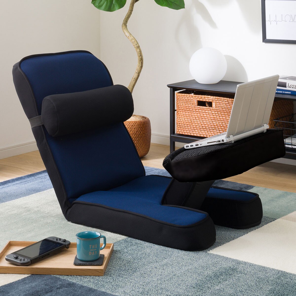 楽天市場】ゲーミング座椅子 専用テーブルカバー付(LC-B12TAB) グレー