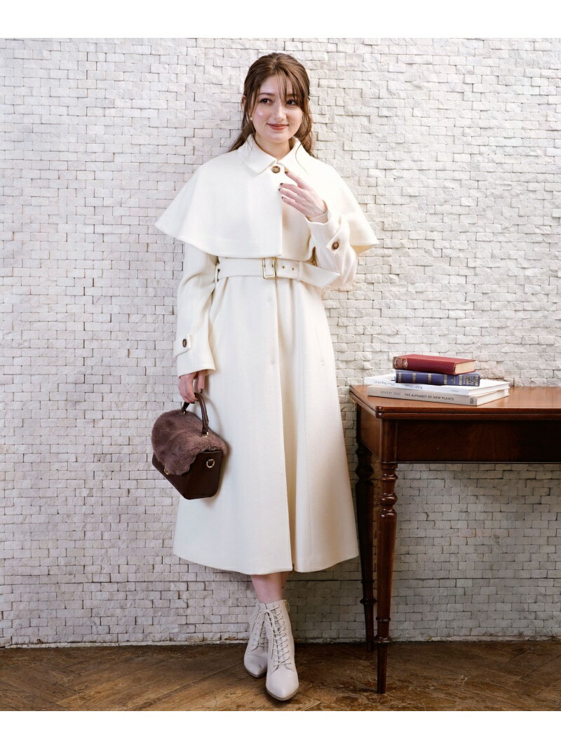 楽天市場】【SALE／70%OFF】2WAYケープウールコート Noela ノエラ
