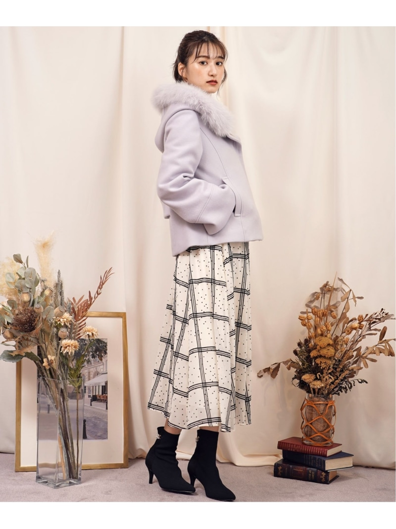 楽天市場】【SALE／70%OFF】ファー付ショート2WAYコート Noela ノエラ