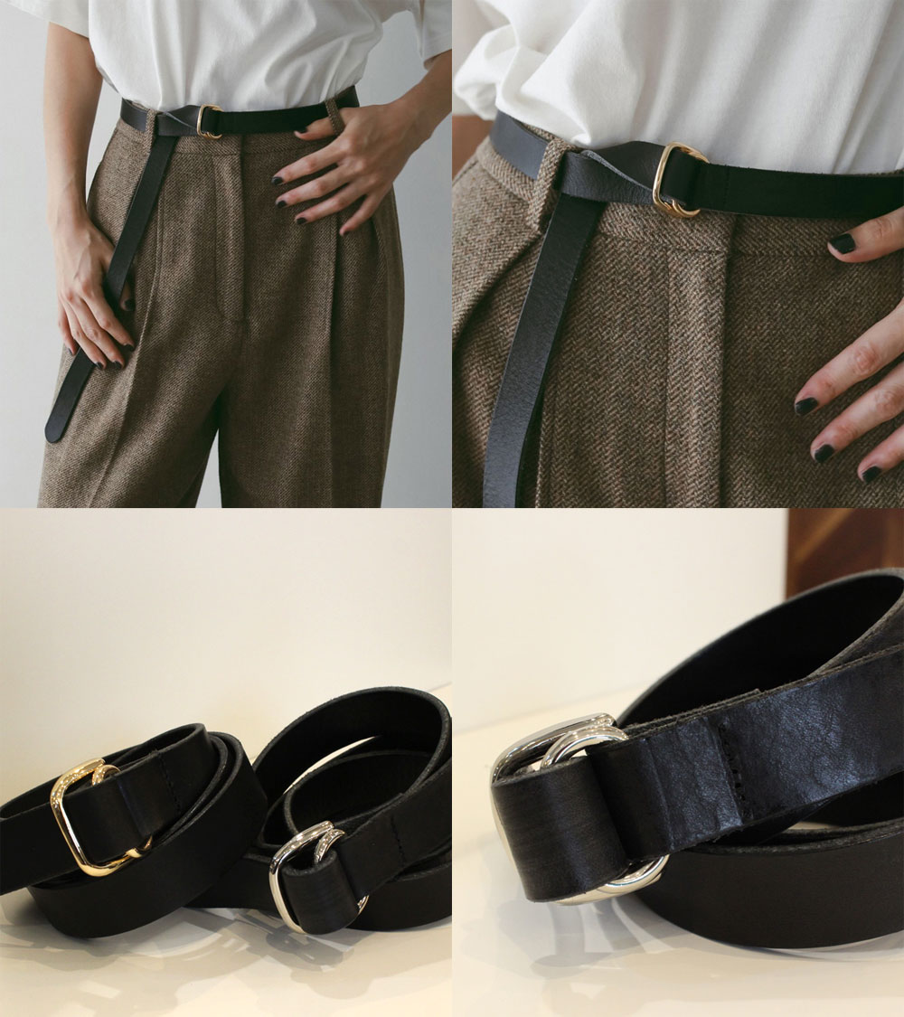 楽天市場】アンヌーク anuke ダブルバックルベルト Double Backle Belt
