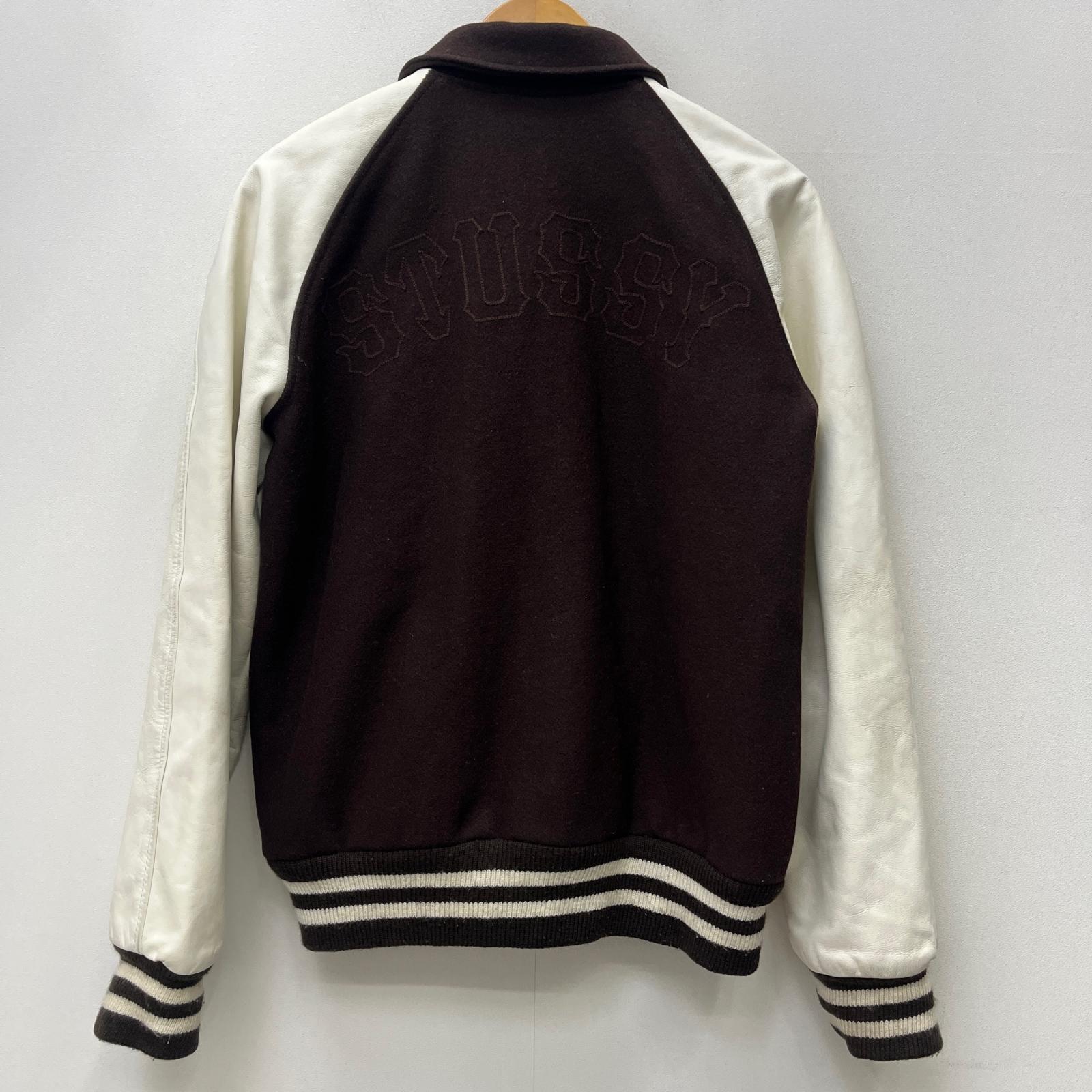 楽天市場】【中古】STUSSY | ステューシー 25周年 スタジャン ブラウン