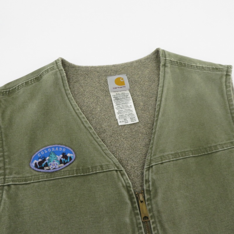 楽天市場】【中古】Carhartt | カーハート 裏ボア ベスト V26 LOV