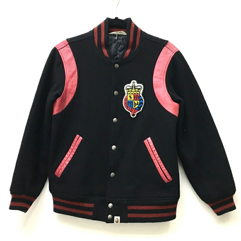 楽天市場】【中古】A BATHING APE アベイシングエイプ スタジャン