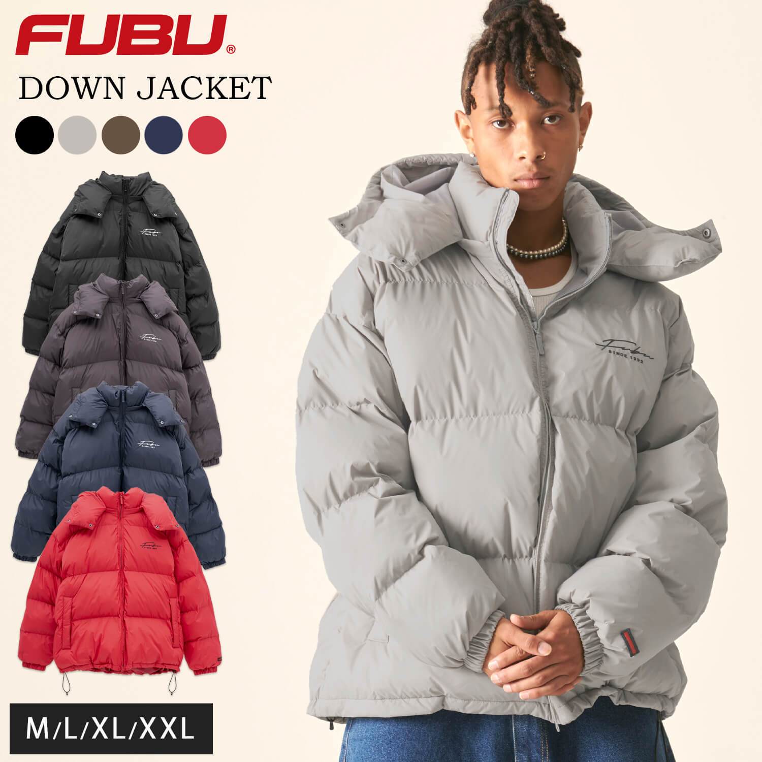楽天市場】【クーポンで30%OFF】 FUBU フブ 中綿ジャケット メンズ