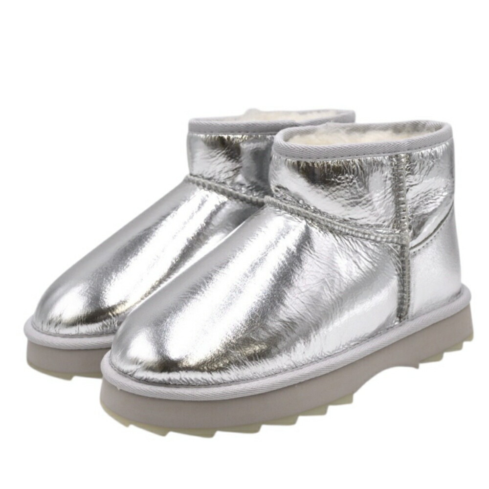 楽天市場】ムートンブーツ ugg（カラーシルバー）（ブーツ｜レディース
