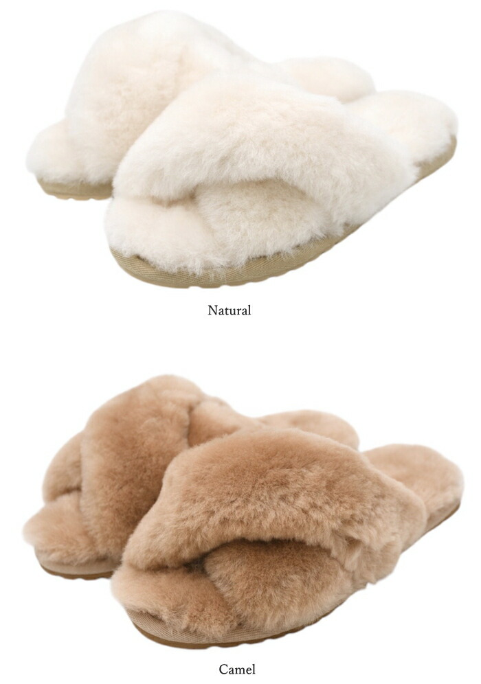 楽天市場】EMU Australia エミュー ファーサンダル メイベリー