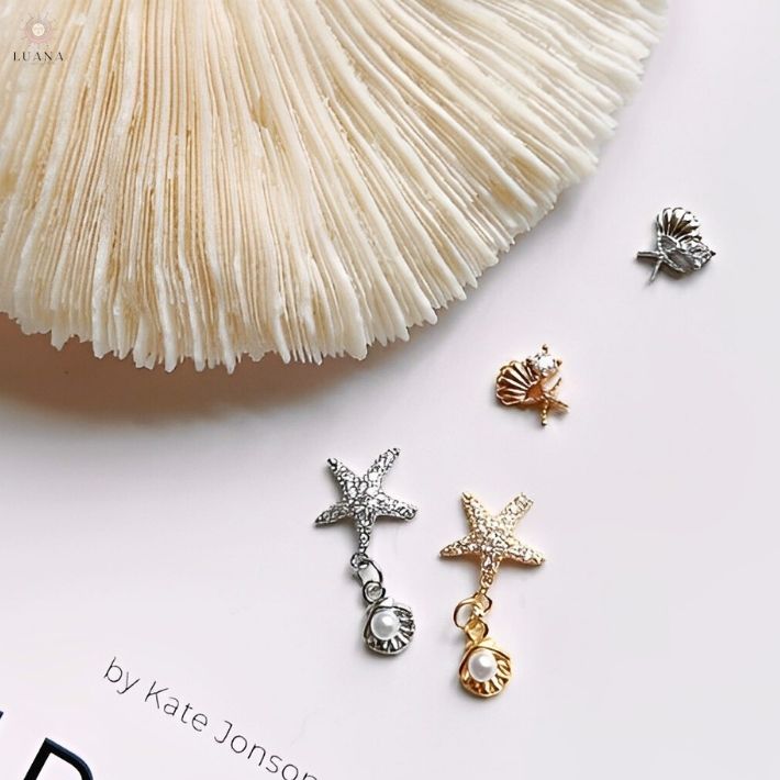 楽天市場】ポイント5倍ネイルパーツ シェル チャーム 1個 キラキラ