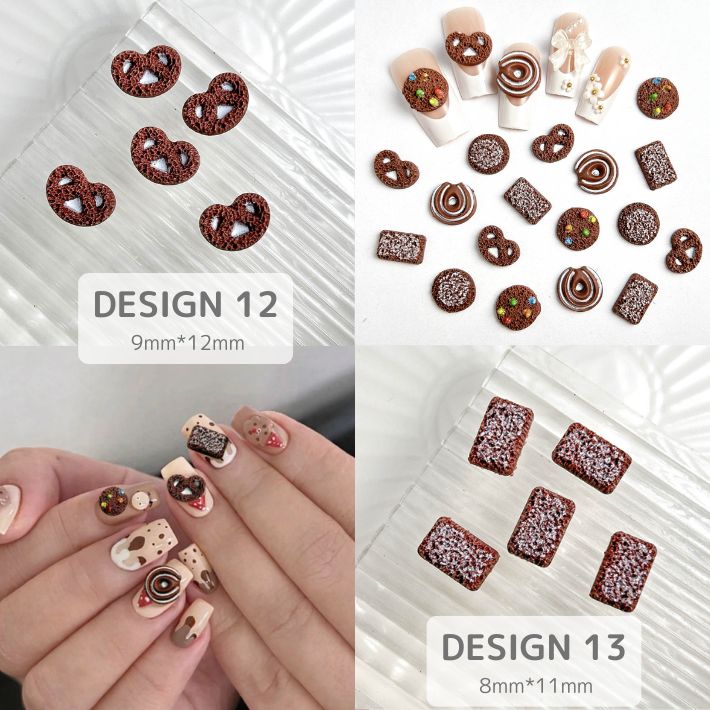 楽天市場】ポイント5倍ネイルパーツ チョコレート お菓子 2個