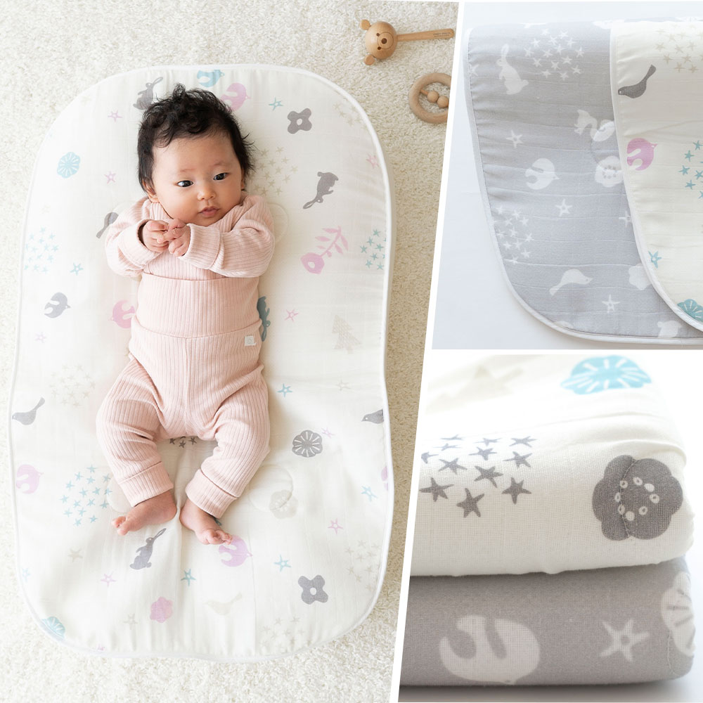 楽天市場】iimin Cカーブ ベビーふとん 専用 パッド カラー：クリーム