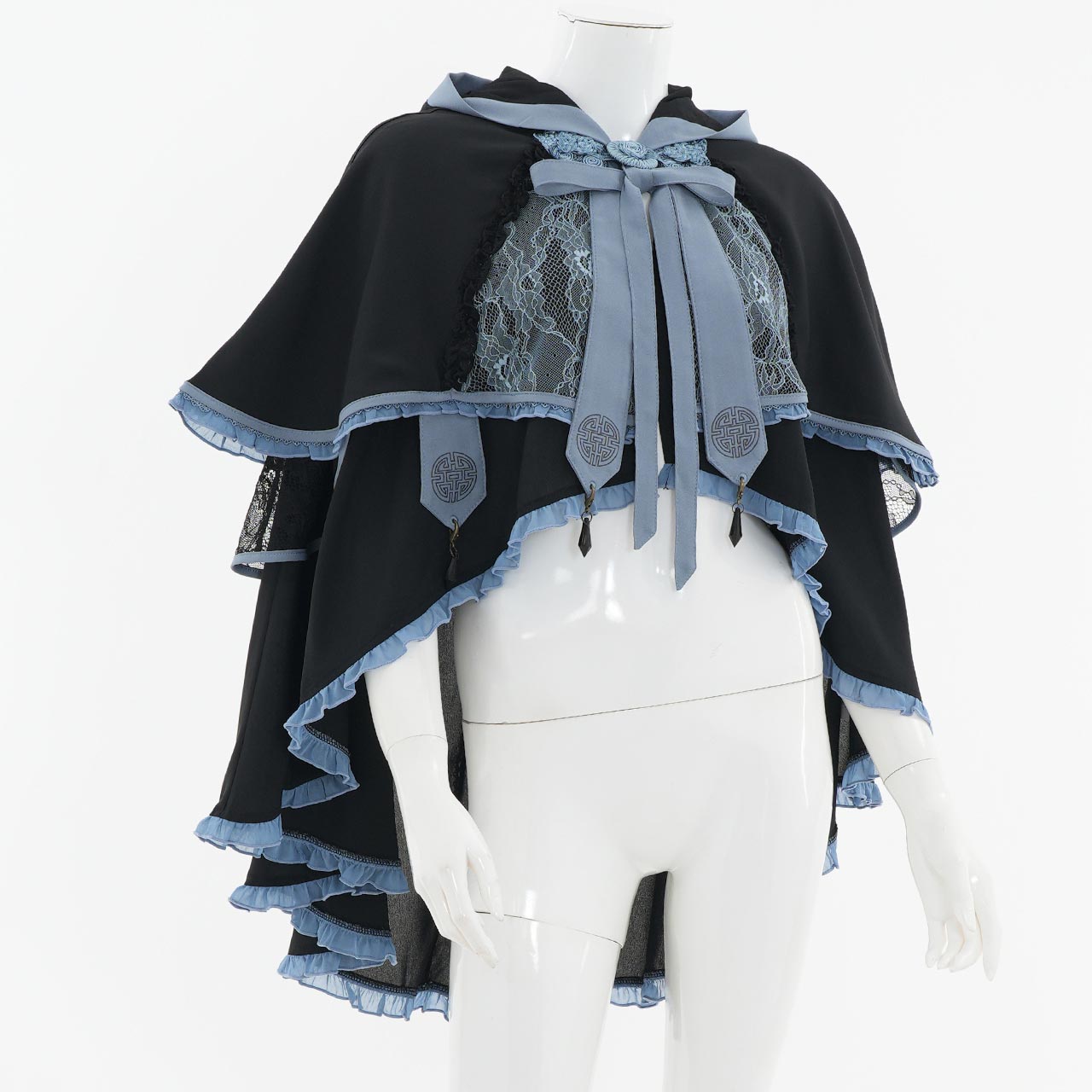 楽天市場】琉金幻想 ケープ 黒色 ozzonjapan ozzoneste ケープ 和ゴス