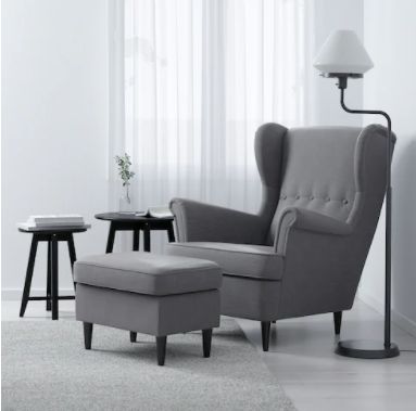 楽天市場】IKEA STRANDMON ストランドモンウイングチェア