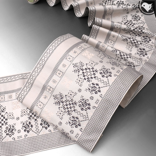 楽天市場】博多帯 名門 協和織 謹製 幾何学文様 本場筑前博多織 金印