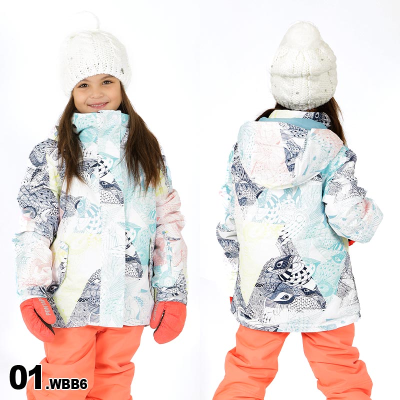 楽天市場】ROXY/ロキシー キッズ スノーボードウェア ジャケット