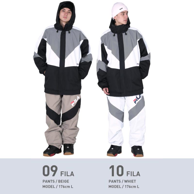 楽天市場】FILA ハイブリッドウェア スノーボードウェア 上下セット