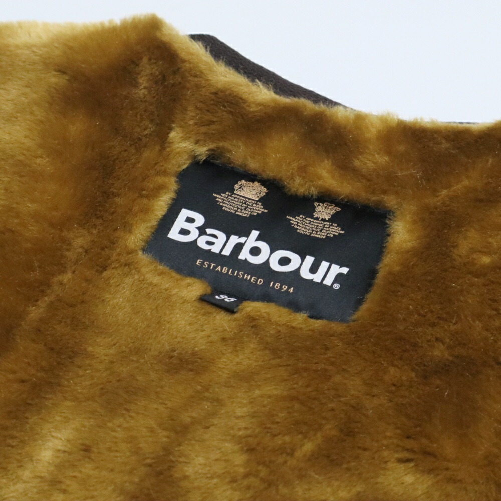 楽天市場】Barbour(バブアー)フロントジップ ファー ライナー ベスト