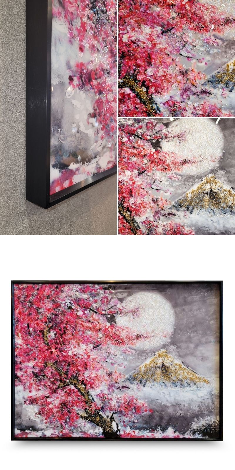 楽天市場】アートパネル クリスタル アート 水晶絵 インテリアフレーム